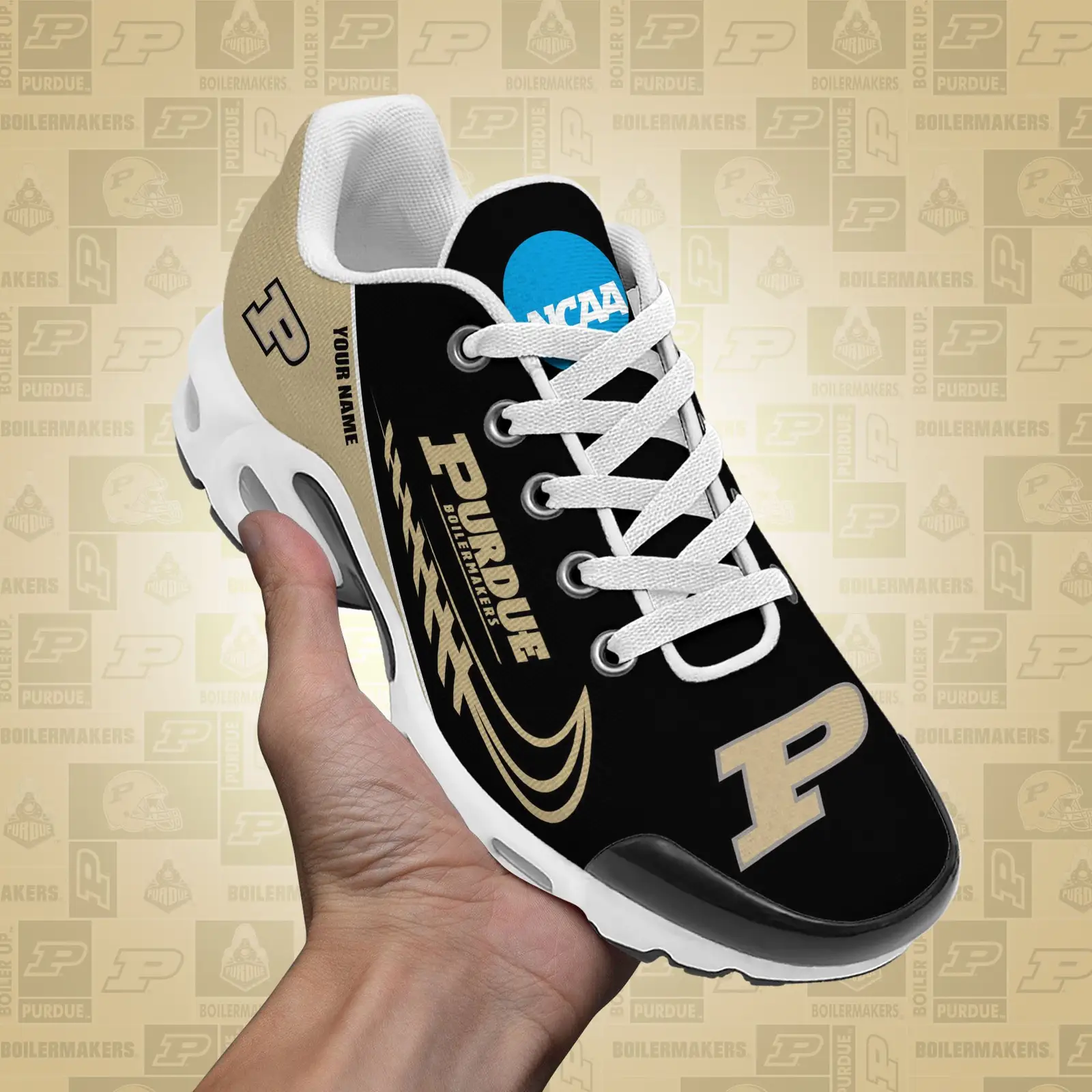 Purdue Boilermakers Shoes Custom Your Name Air Max Shoes & Air Cushion Sneakers Purdue Boilermakers Shoes Custom Your Name Air Max Shoes & Air Cushion Sneakers - Image 1