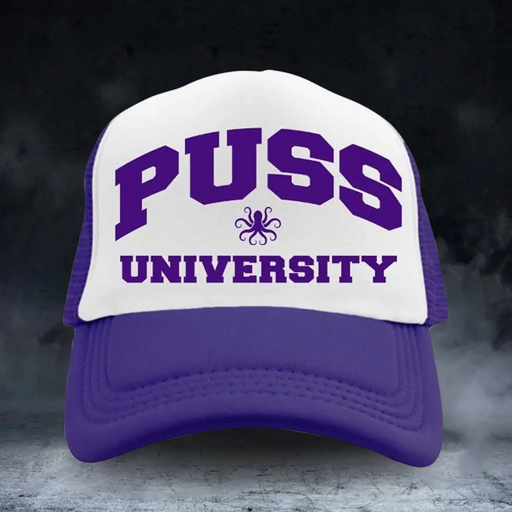 Puss University Hat Puss University Cap Gifts For Him Her -WearandDecor