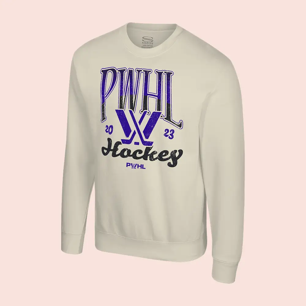 PWHL Adult Stadium Essentials Sky High Sweatshirt Women's Hockey Merch Gift For Boyfriend