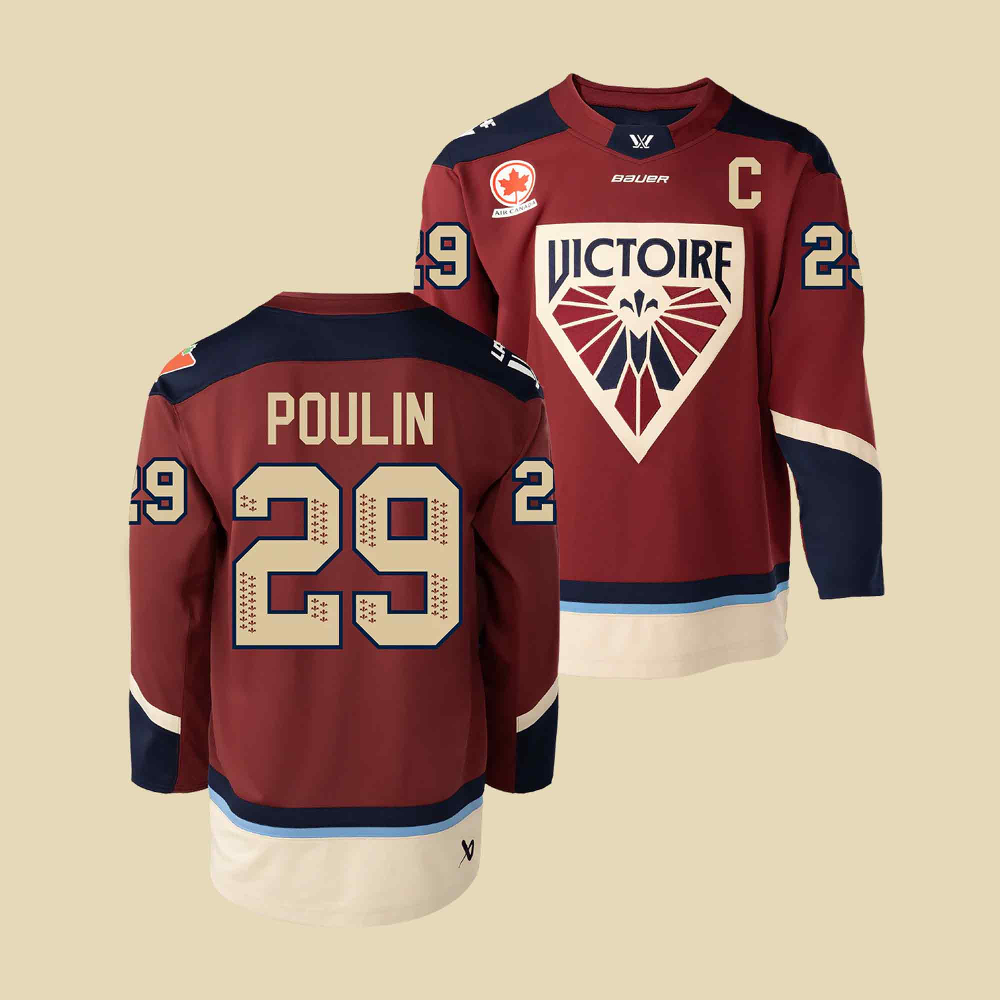 PWHL Merch Marie Philip Poulin Montreal Bauer Jersey Montreal Victoire Gear Gift Ideas