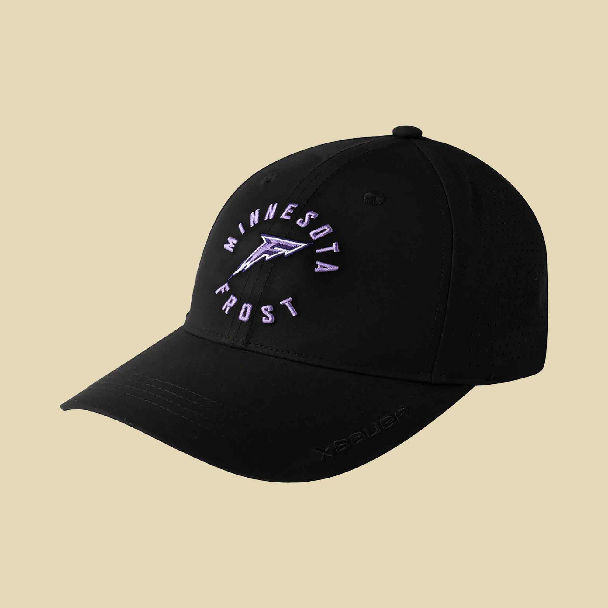 PWHL Merch Minnesota Frost Unisex Bauer Performance Logo Hat Embroidered Sports Fans Gift PWHL Merch Minnesota Frost Unisex Bauer Performance Logo Hat Embroidered Sports Fans Gift - Image 1