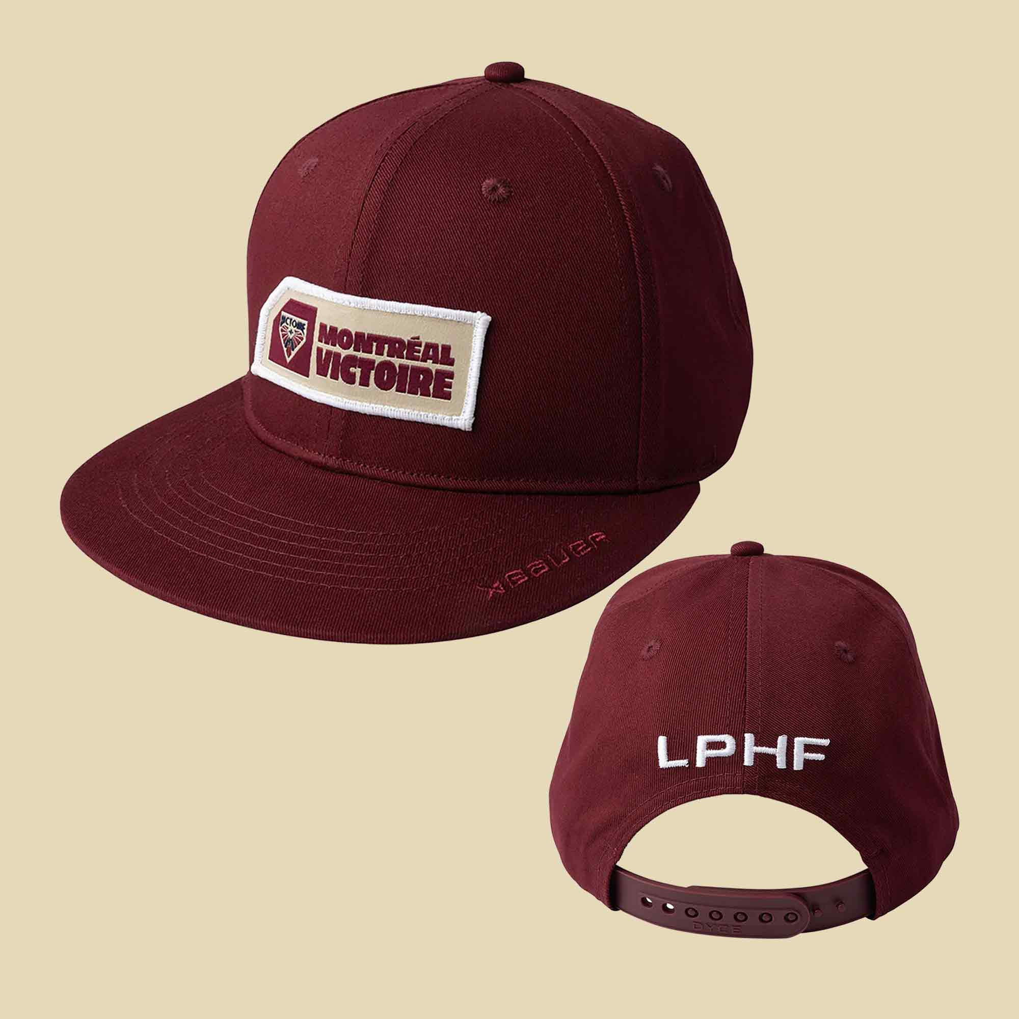 PWHL Merch Montreal Victoire Bauer Snapback Hat Montreal Victoire Gear Gift for Fans