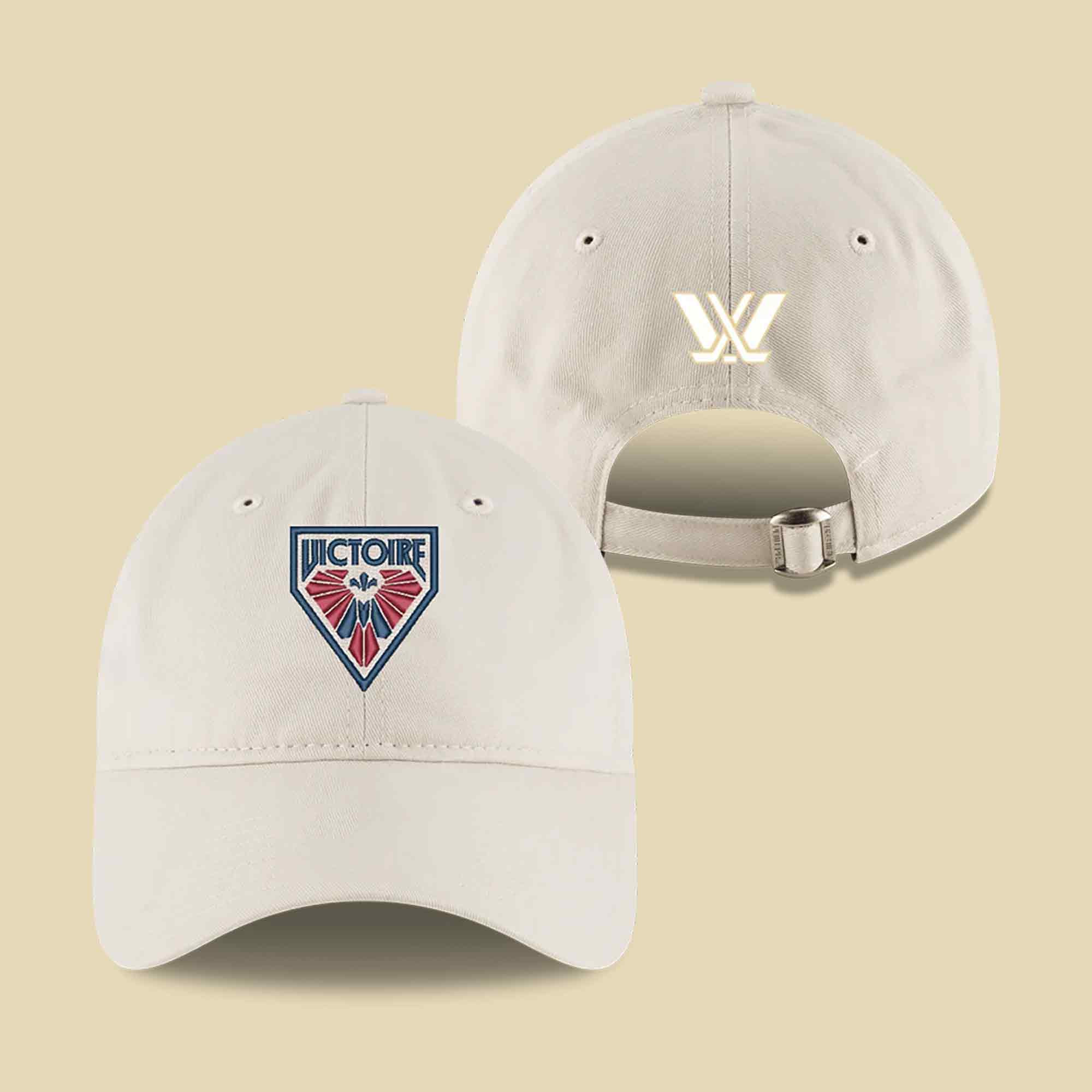 PWHL Merch Montreal Victoire New Era Logo Hat Gift for Montreal Victoire Fans