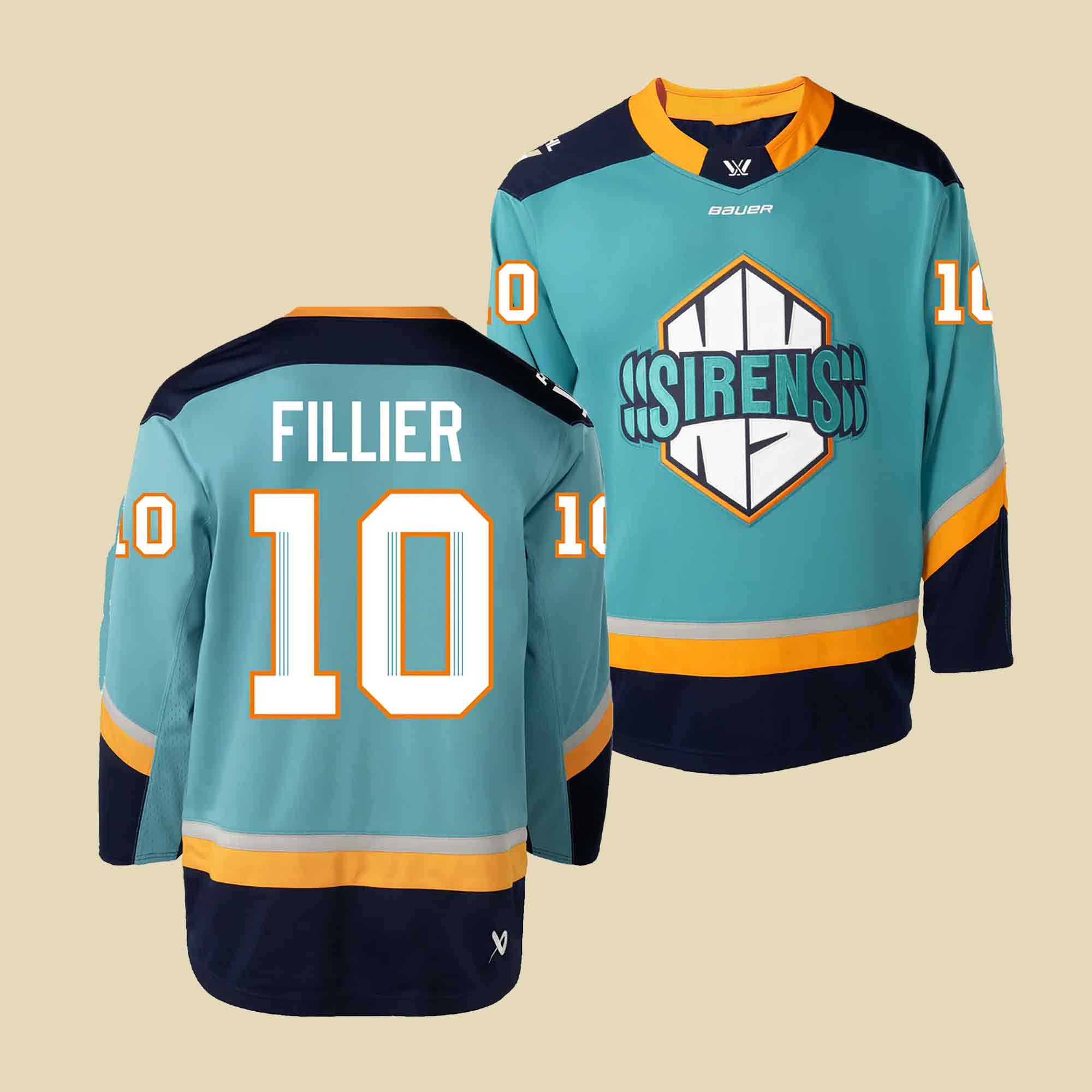 PWHL Merch New York Sirens Sarah Fillier Bauer Hockey Jersey Shirt Hockey Shirt Gift For PWHL Supporters