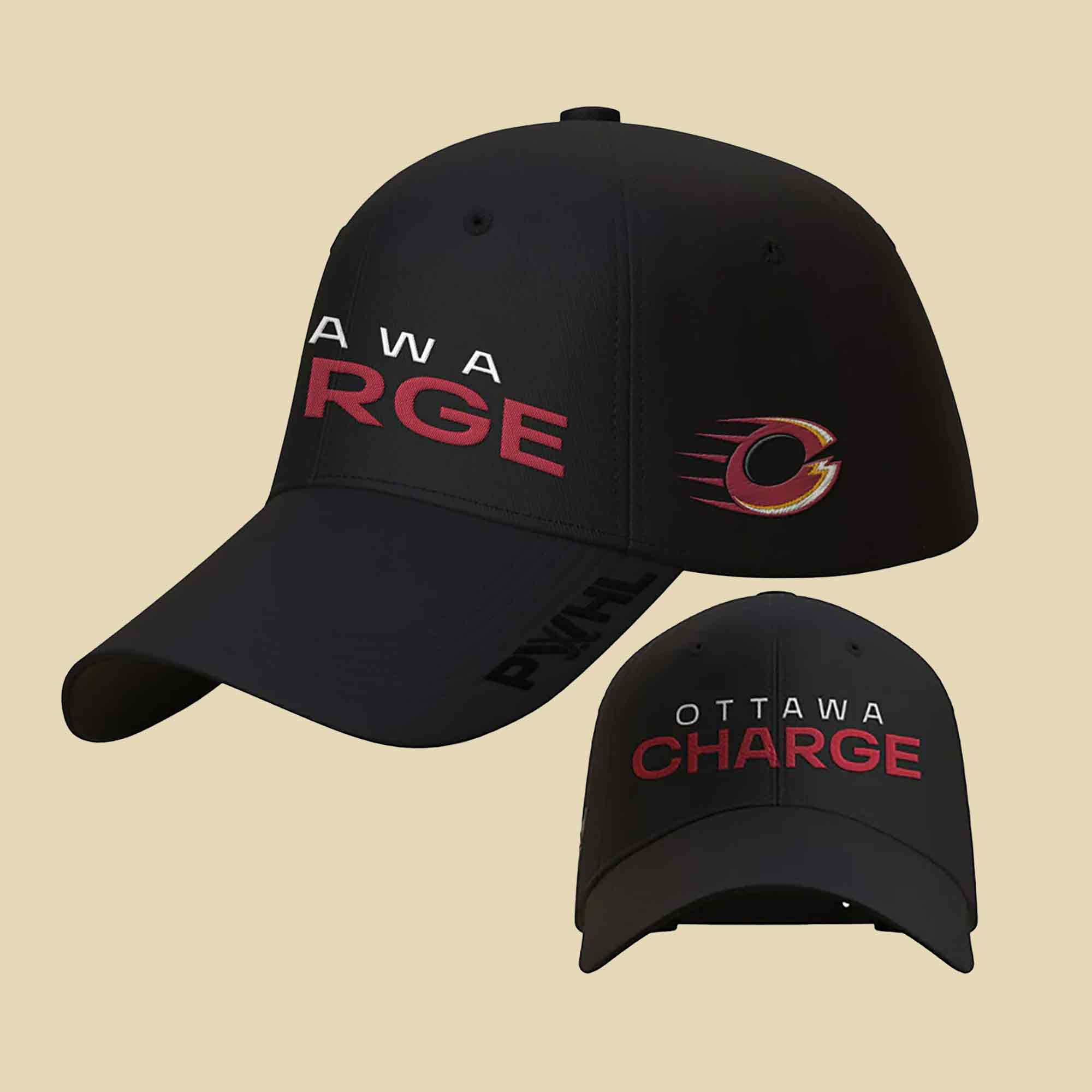 PWHL Merch Ottawa Charge Baseball Hat Ice Hockey Cap Gift For PWHL Supporters