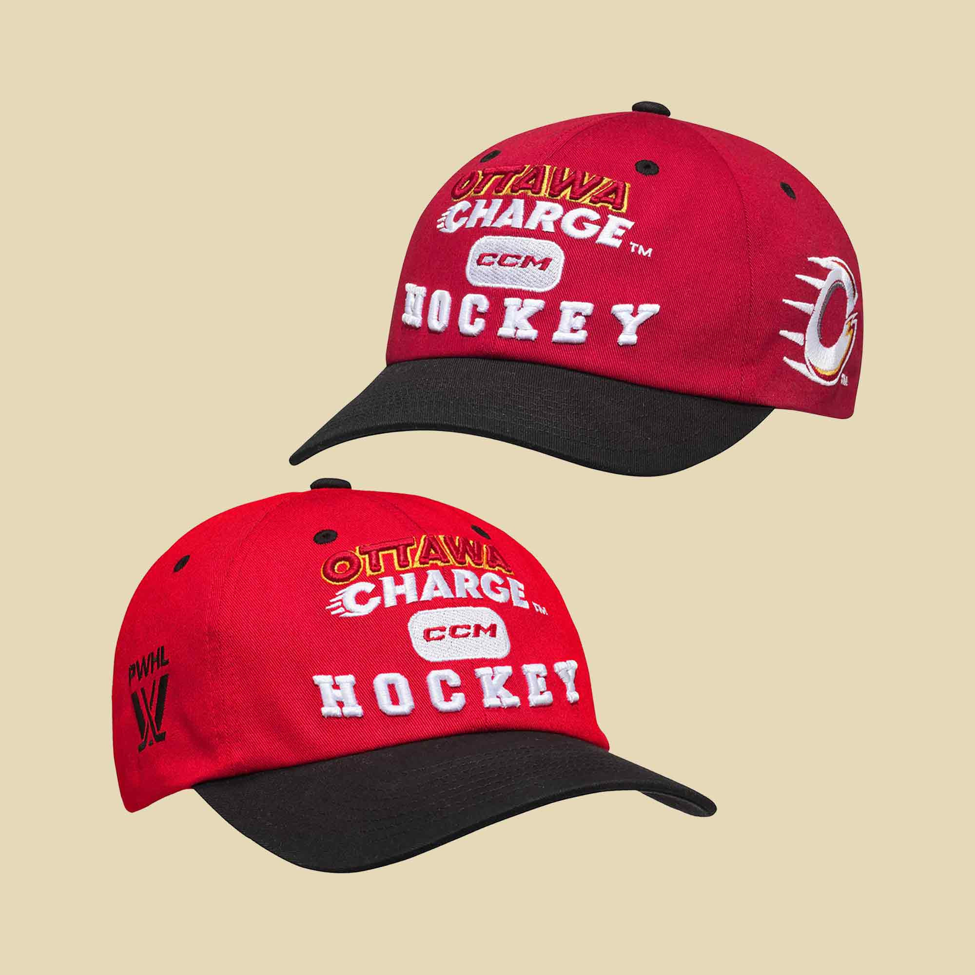 PWHL Merch Ottawa Charge CCM Baseball Hat Fan Gear Hat Gift For Sports Lovers PWHL Merch Ottawa Charge CCM Baseball Hat Fan Gear Hat Gift For Sports Lovers - Image 1