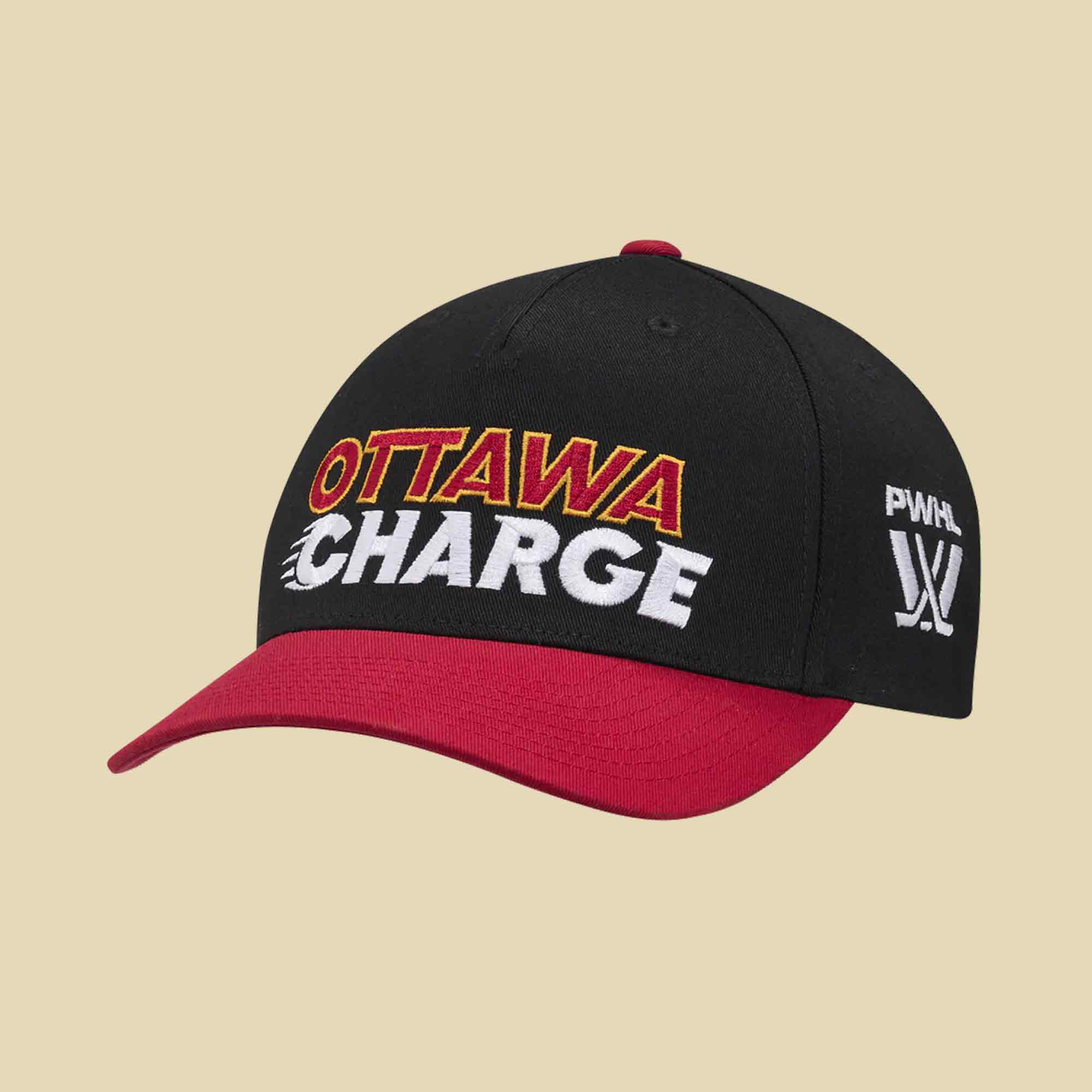 PWHL Merch Ottawa Charge CCM Her Future Is Now Team Hat Embroidered PWHL Cap Hockey Fans Gift