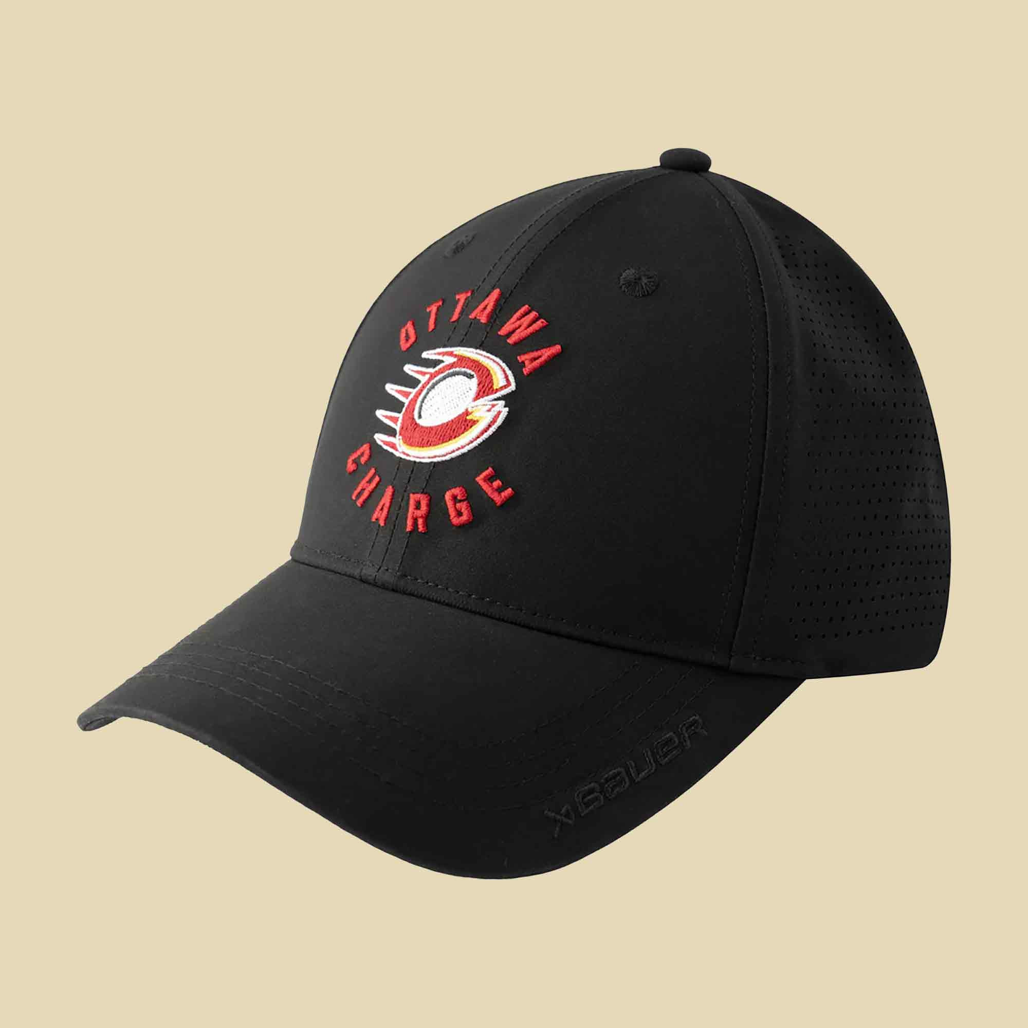 PWHL Merch Ottawa Charge Unisex Bauer Performance Logo Hat Embroidered Gift For PWHL Fans