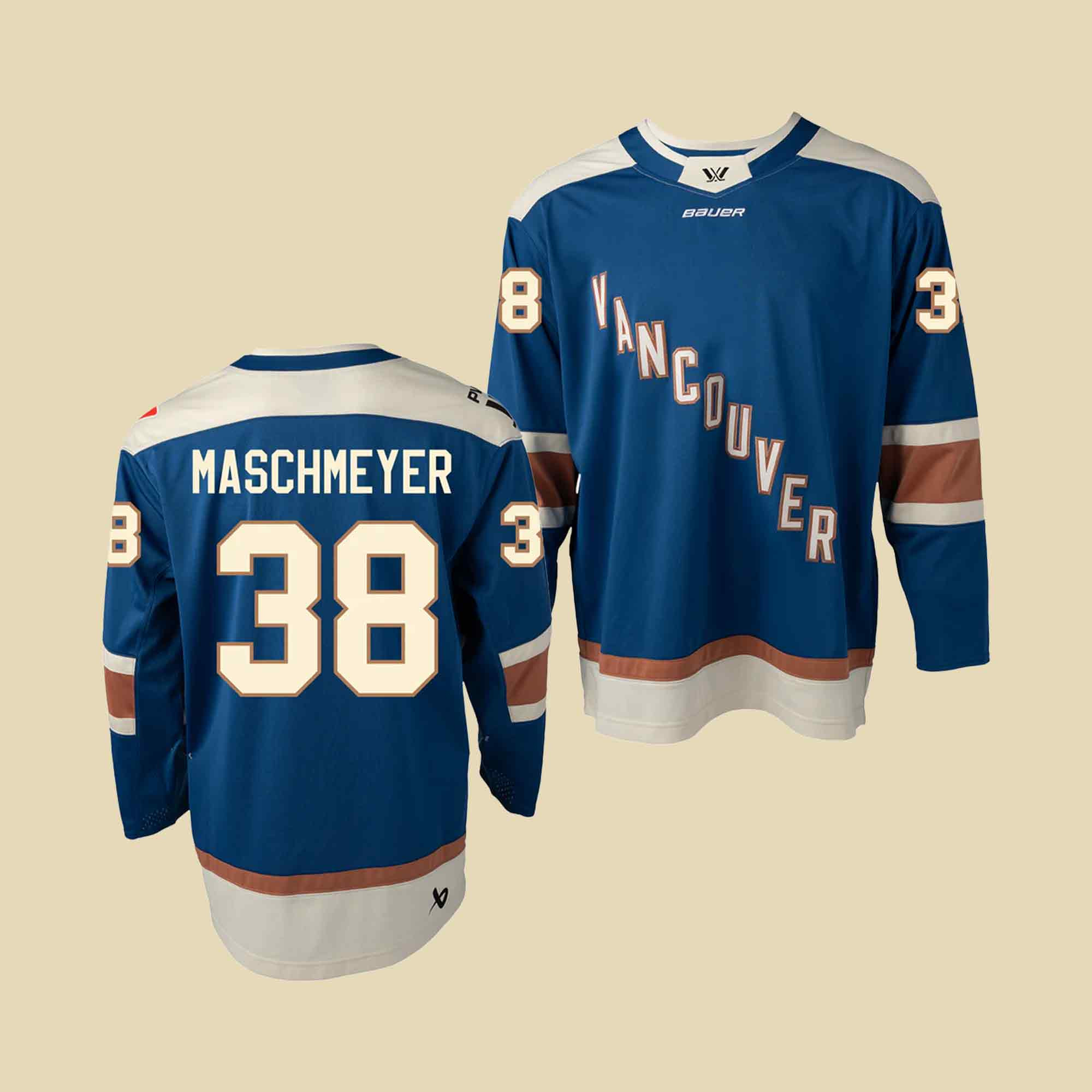PWHL Merch Vancouver Emerance Maschmeyer Bauer Home Jersey Hockey Merch Maschmeyer Fans Gift
