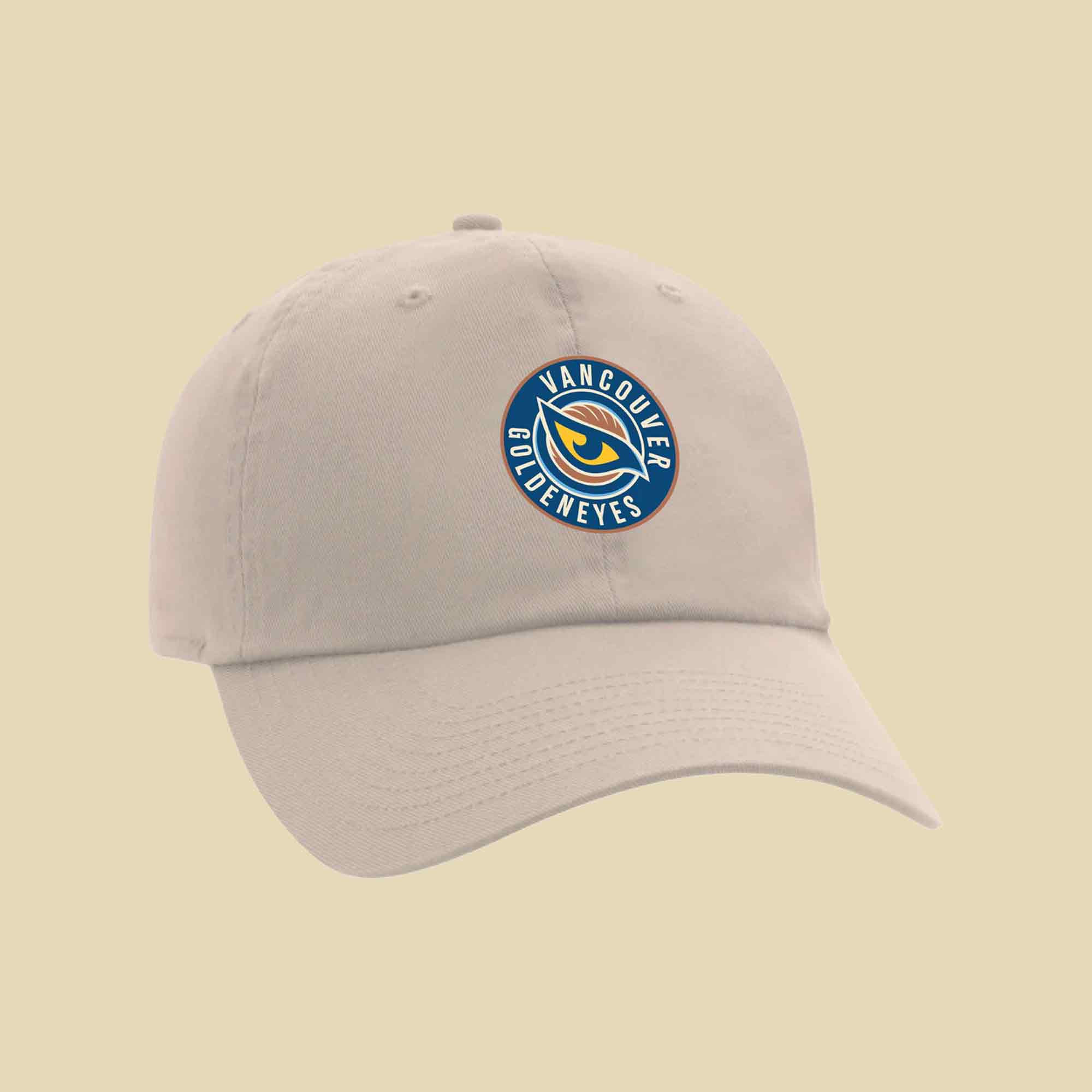PWHL Merch Vancouver Goldeneyes Baseball Hat Team Logo Cap Perfect For Fans