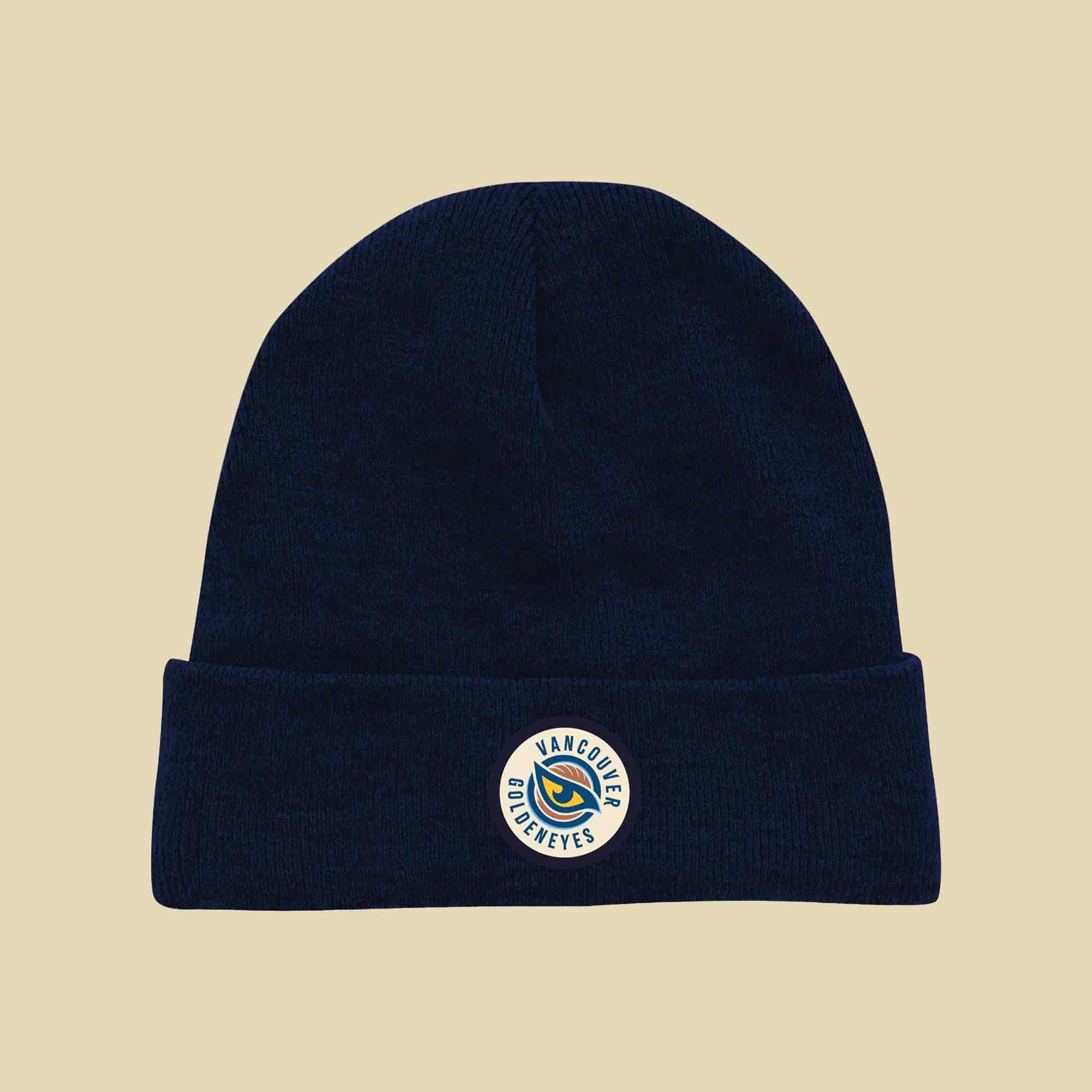 PWHL Merch Vancouver Goldeneyes Logo Beanie Hat Hockey Fan Gear Gift For Women’s Sports Lovers
