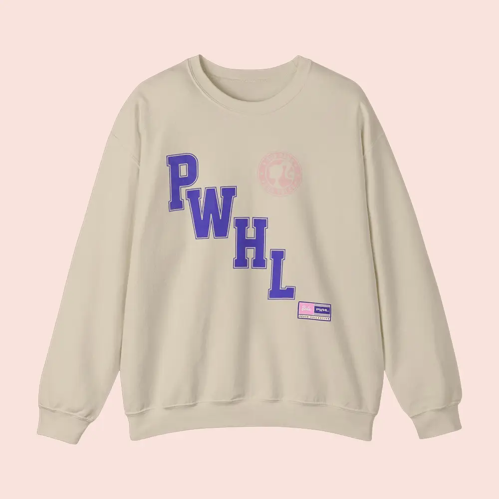 Pwhl x Barbie By Peace Collective Sweatshirt PWHL Apparel Unique Gift For Barbie Lover