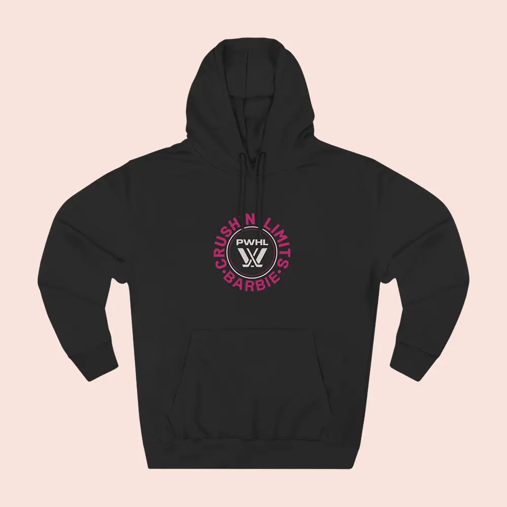PWHL x Barbie Crushing Limits Hoodie Hockey League Apparel Best Gift For Fan