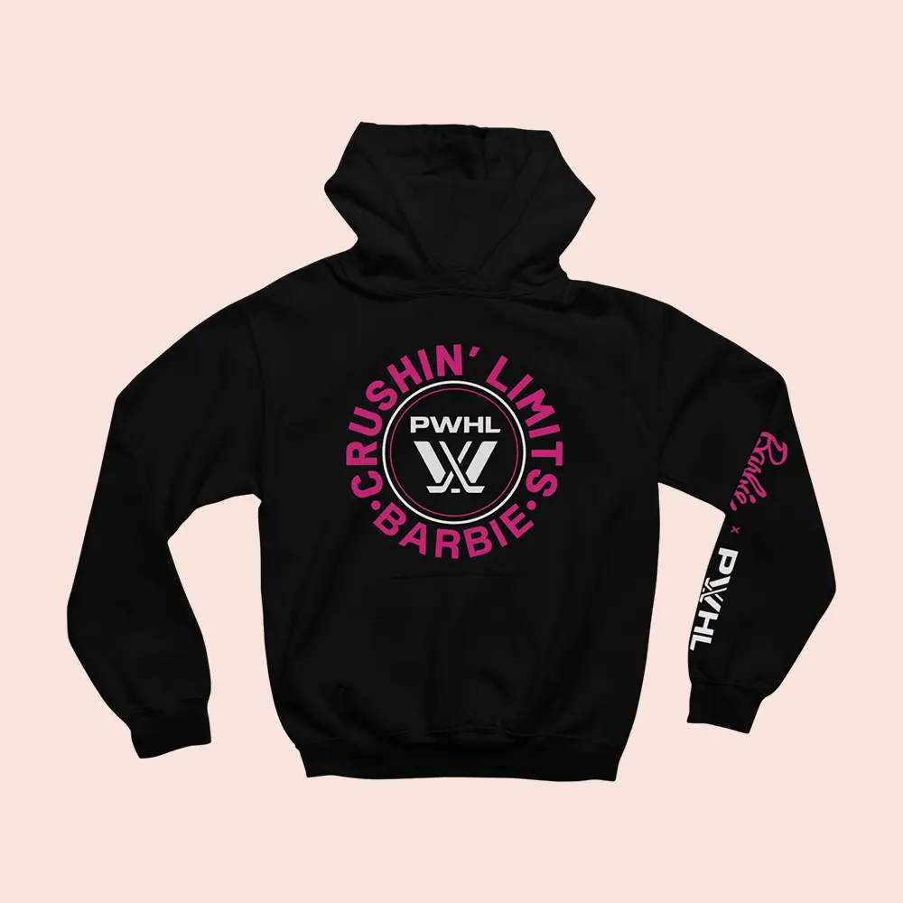 PWHL x Barbie Crushing Limits Hoodie Professional Women's Hockey Apparel Gift For Wife