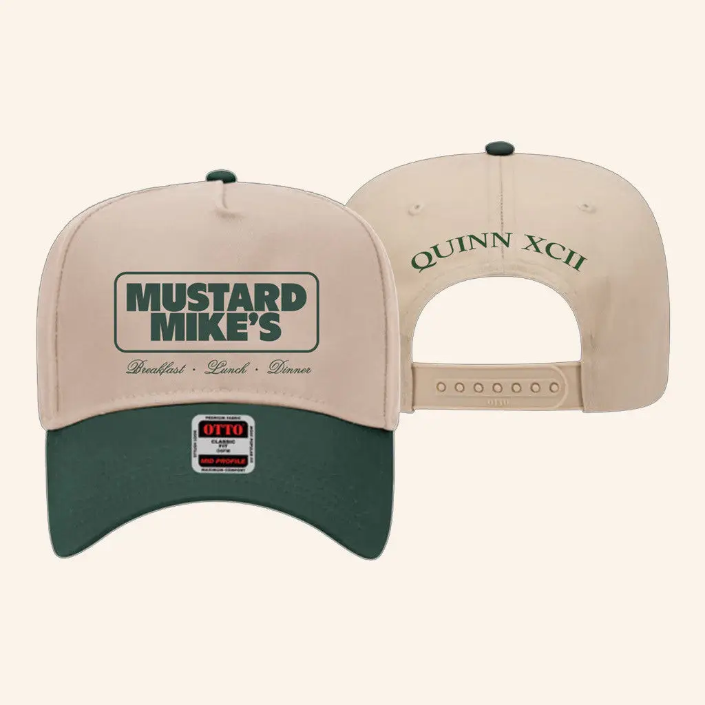 Quinn XCII Merch Mustard Mike’s Tour Hat Music Gift Ideas For Guys -WearandDecor Quinn XCII Merch Mustard Mike’s Tour Hat Music Gift Ideas For Guys -WearandDecor - Image 1