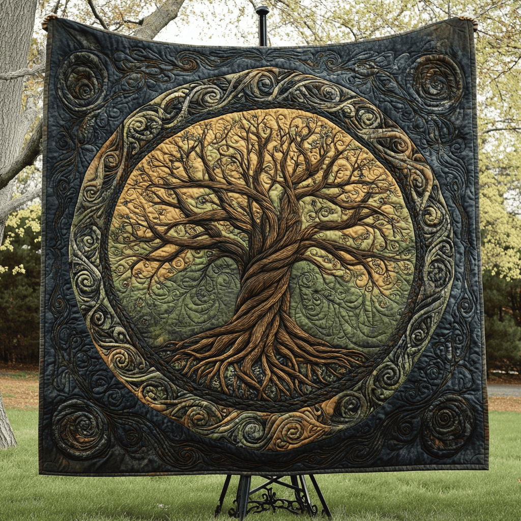 Radiant Roots Quilted Blanket Bedroom Decor Ideas Best Valentines Gifts For Her Radiant Roots Quilted Blanket Bedroom Decor Ideas Best Valentines Gifts For Her - Image 1