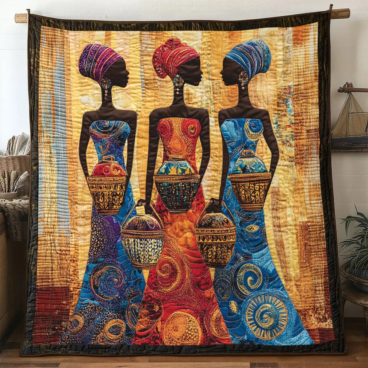 Radiant Woman Quilt Lovely Quilt Blanket Gift for Holiday Celebrations