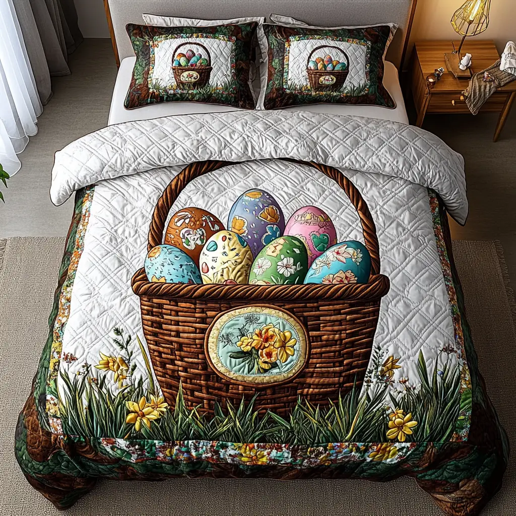 Rainbow Nest Quilted Bedding Set Autumn Inspired Bedroom Presents For Mother
