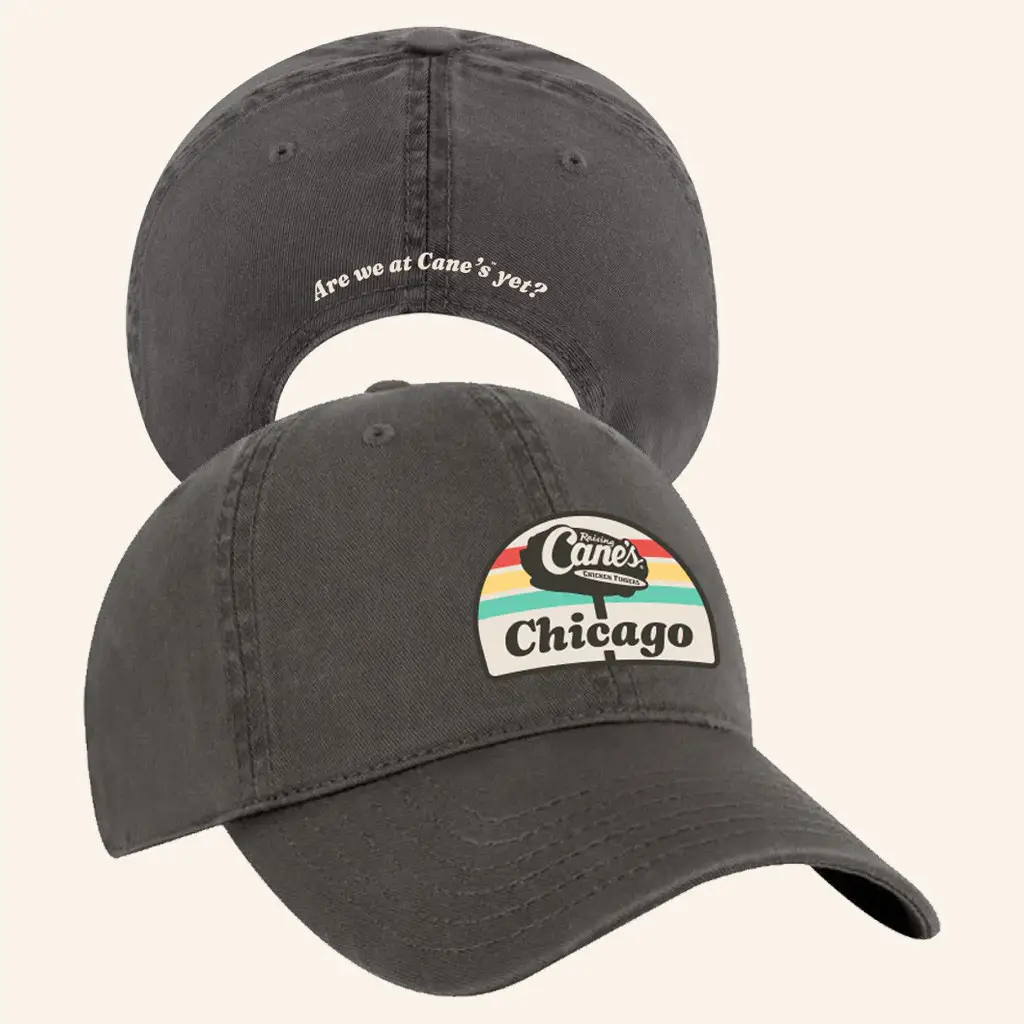 Raising Cane's Merch Cane's Road Trip Chicago Hat Unique Birthday Gift For Husband - WearandDecor
