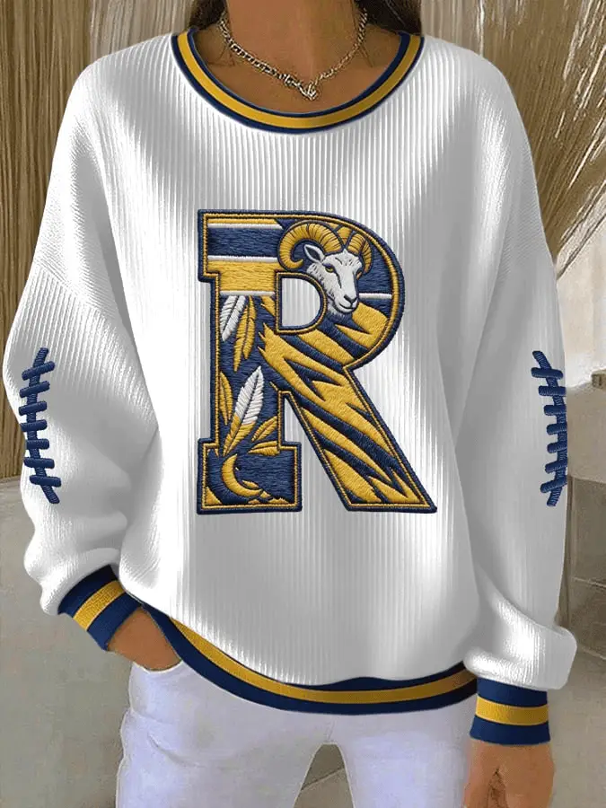 Rams Football Merch Rams Sweatshirt Womens LAR Clothing Gift for Football Mom