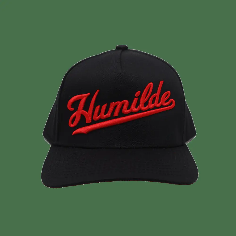 Rancho Humilde Merch Embroidered Hat Rancho Humilde Black Hat Music Lover Gifts For Fan -WearandDecor