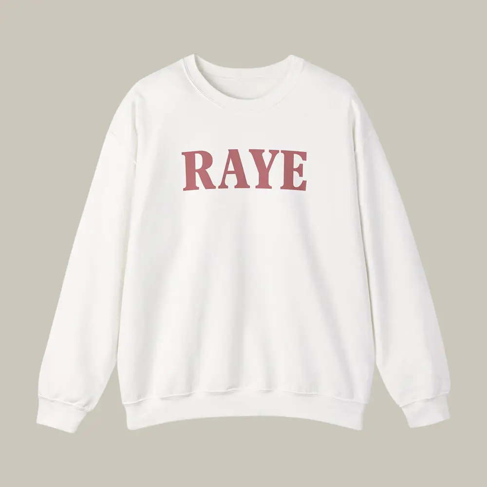 Raye Logo Graphic Sweatshirt Raye Fan Clothing Music Lover Gift For Mother's Day