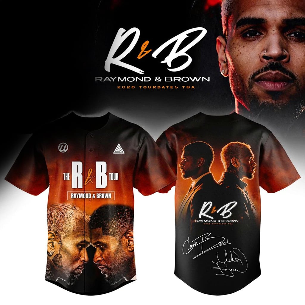 Raymond And Brown 2026 World Tour Jersey R&B Tour Merch Gifts Ideas For Music Lovers