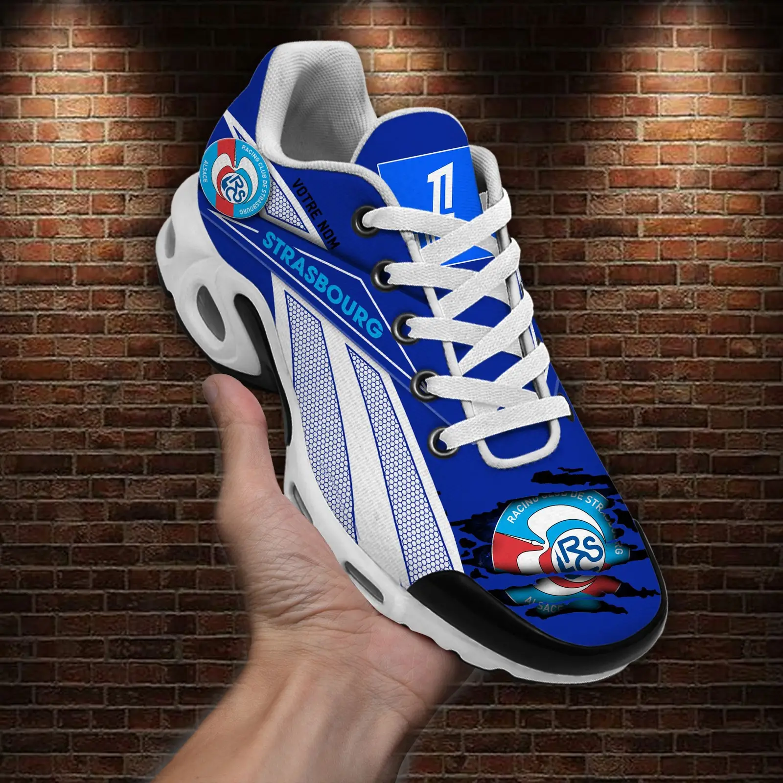 RC Strasbourg Alsace Air Max Plus Shoes Sneakers For Men And Women RC Strasbourg Alsace Air Max Plus Shoes Sneakers For Men And Women - Image 1