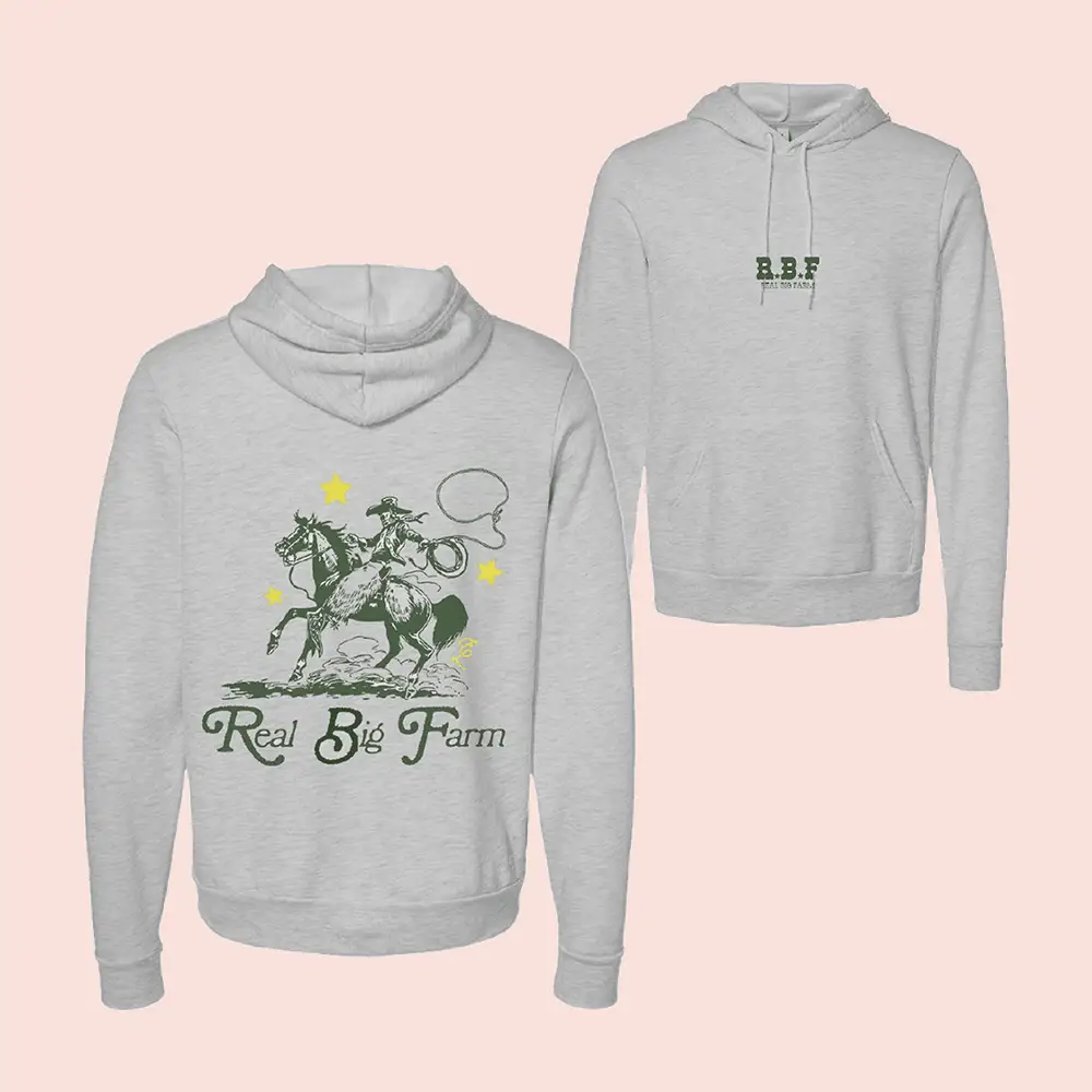 Real Big Farm Ella Langley Hoodie Cowboy Graphic Ella Langley Apparel Music Fan Gift