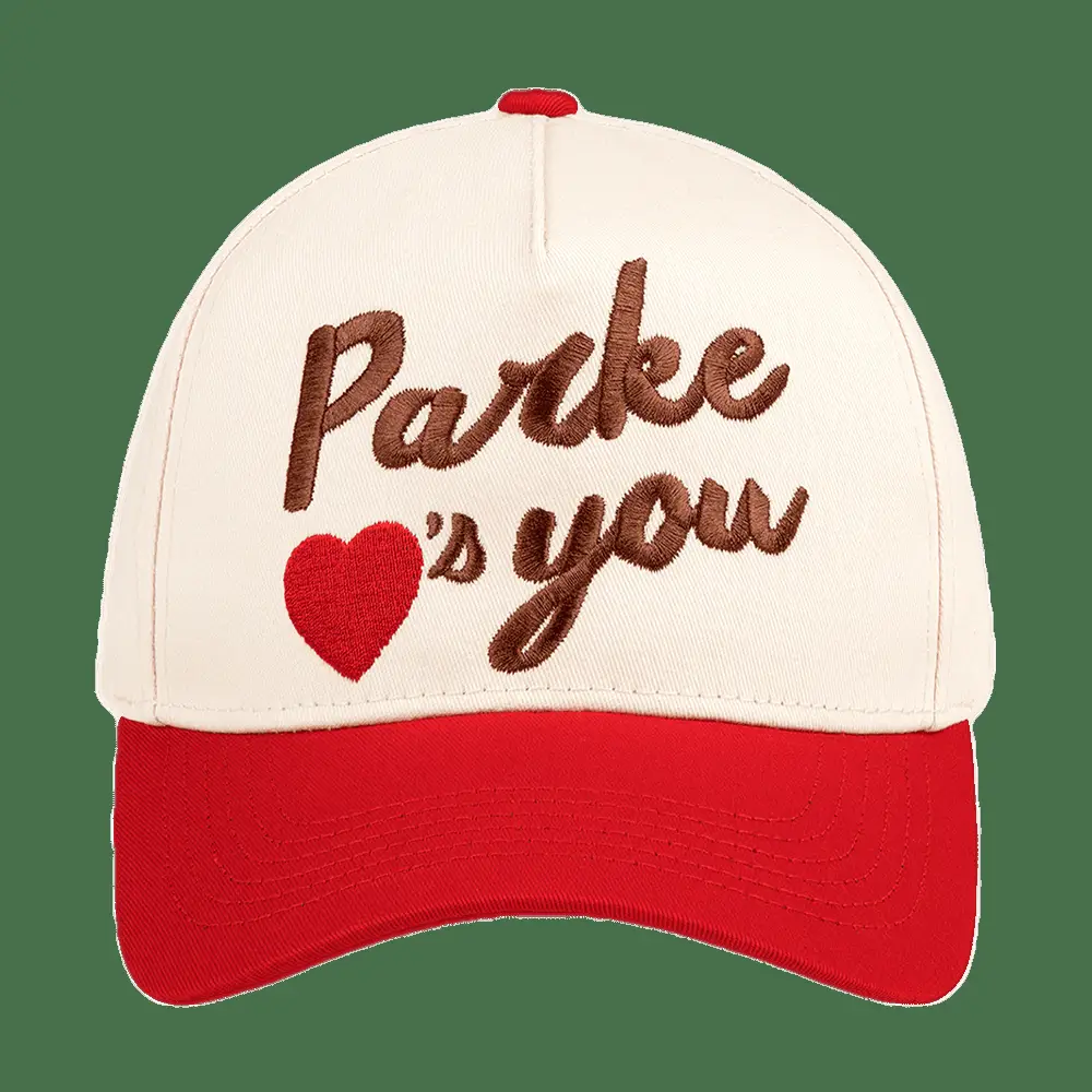 Red And Natural Parke Hat Parke Summer Drop Gift Ideas For Best Friend -WearandDecor