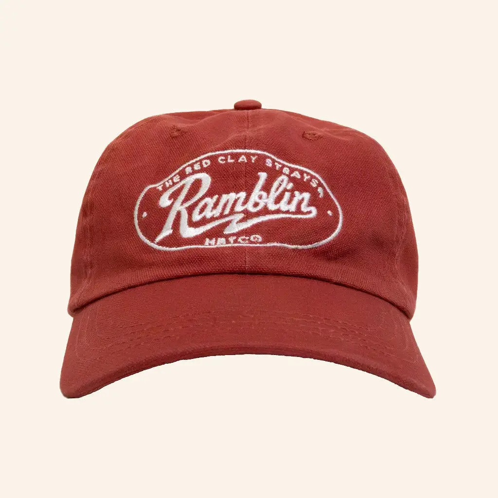 Red Clay Strays Merch Red Clay Strays Tracks Ramblin Embroidered Hat Him Gifts -WearandDecor