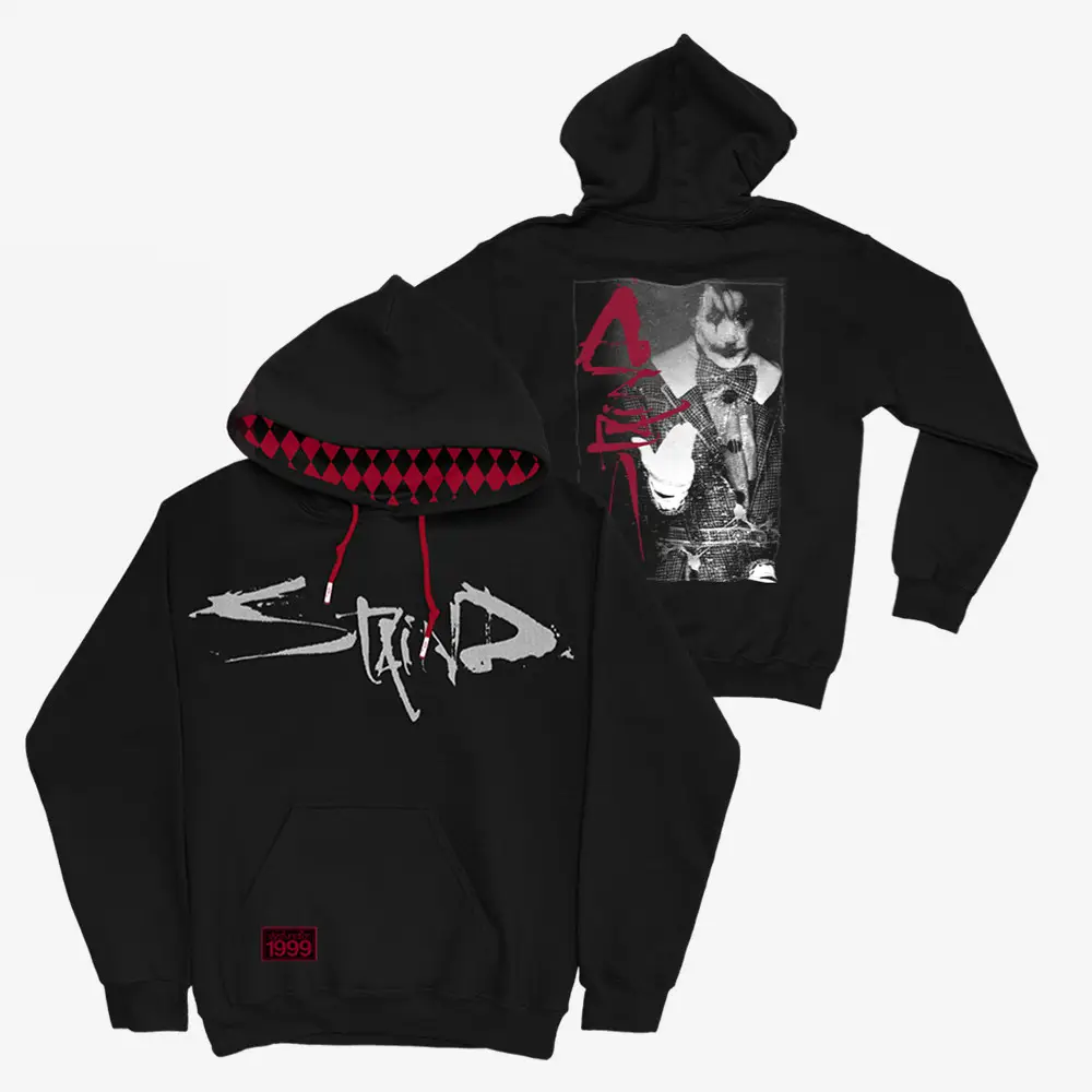 Red Dysfunction Album Hoodie Clown Portrait Rock Band Staind Apparel Music Fan Present