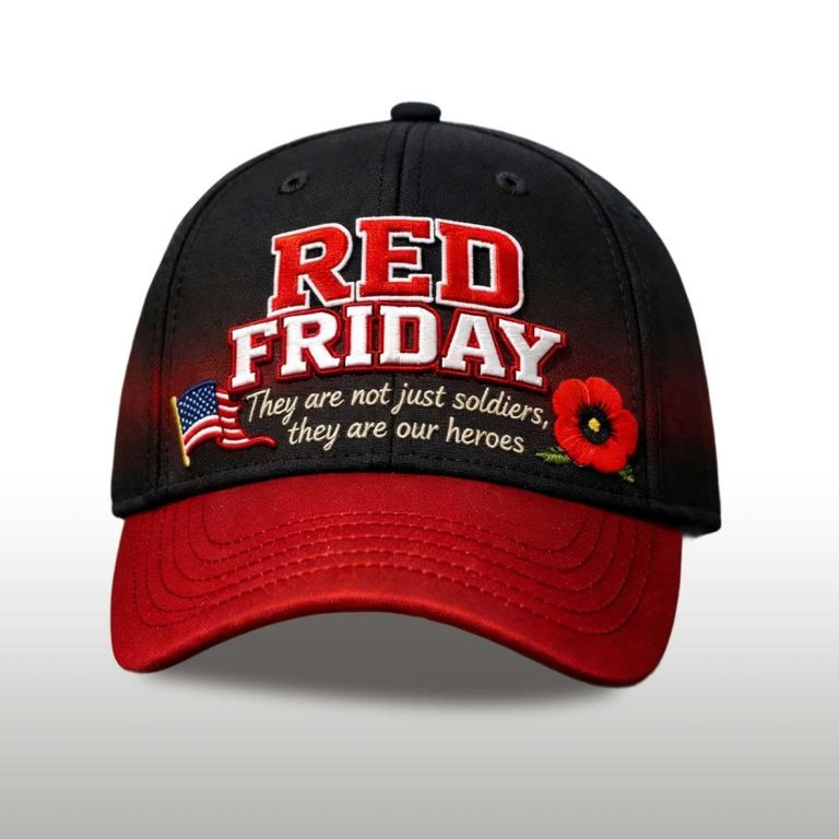 RED Friday Merch They Are Not Just Soldiers They Are Our Heroes Hat Military Support Merch