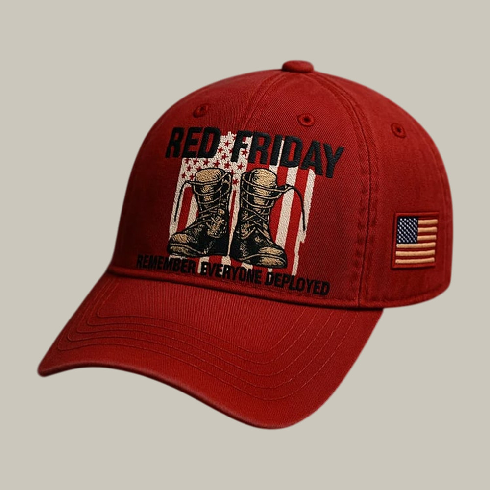 Red Friday Pride Hat On Fridays We Wear Red Baseball Cap Great Gift For Patriots