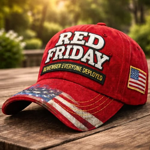 Red Friday Remember Everyone Deployed Hat American Flag Red Friday Baseball Cap Gift Ideas