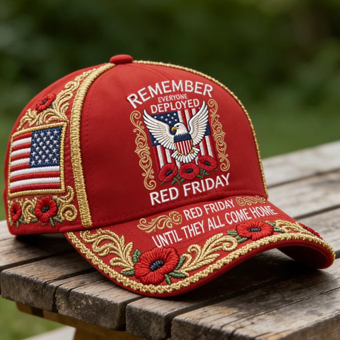 Red Fridays Remember Everyone Deployed Hat Until They All Come Home Cap Veteran's Day Gift