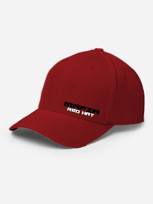 Red Hat Mafia Cap Racing Team Streetwear Sports Hat Christmas Gifts For Racing Fan