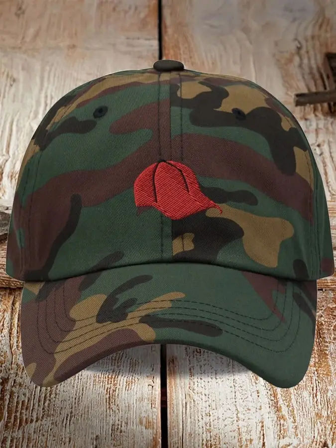 Red Hat Trump 2024 Embroidered Camo Hat Donald Trump For President Cap Gifts For Voters