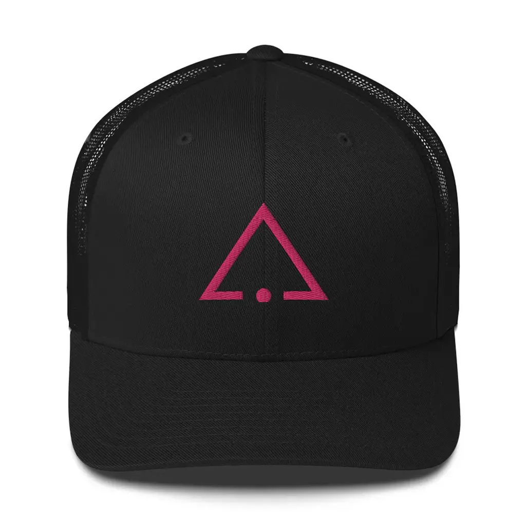 Red Rising Merch Embroidered Pink Sigil Trucker Hat Gift Ideas For Wife Red Rising Merch Embroidered Pink Sigil Trucker Hat Gift Ideas For Wife - Image 1