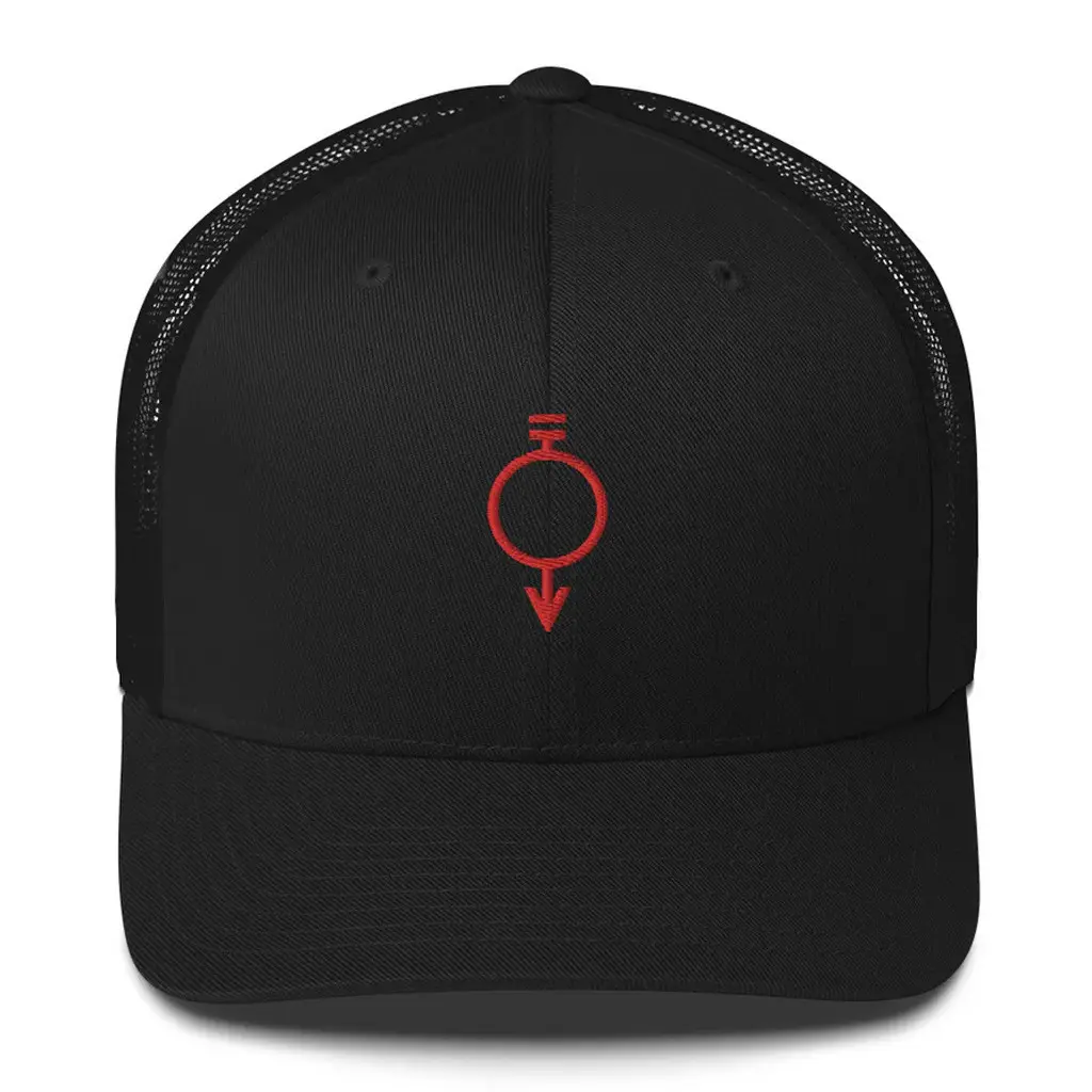 Red Rising Merch Embroidered Red Sigil Trucker Hat Christmas Gifts For Guys