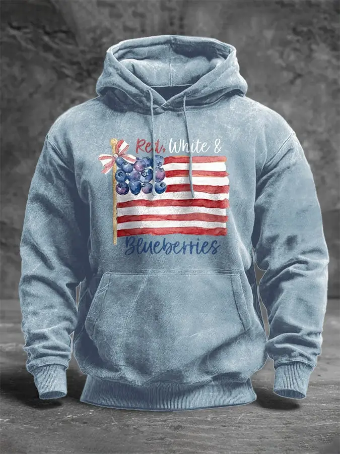 Red White And Blueberries Merch Hoodie Rest In Peace Charlie Kirk 47 Proud Tribute CK Gifts