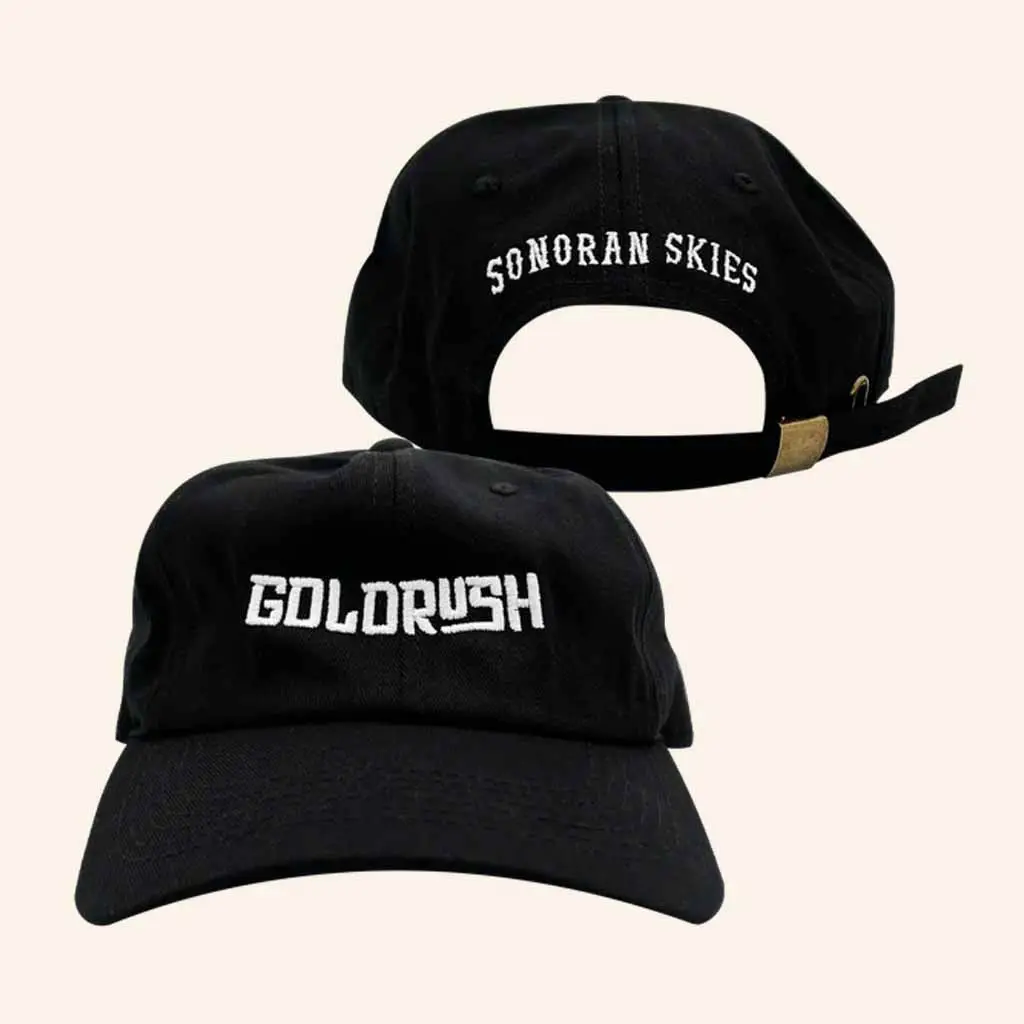 Relentless Beats Merch Gold Rush Sonoran Skies Embroidered Hat Best Gift For Him -WearandDecor