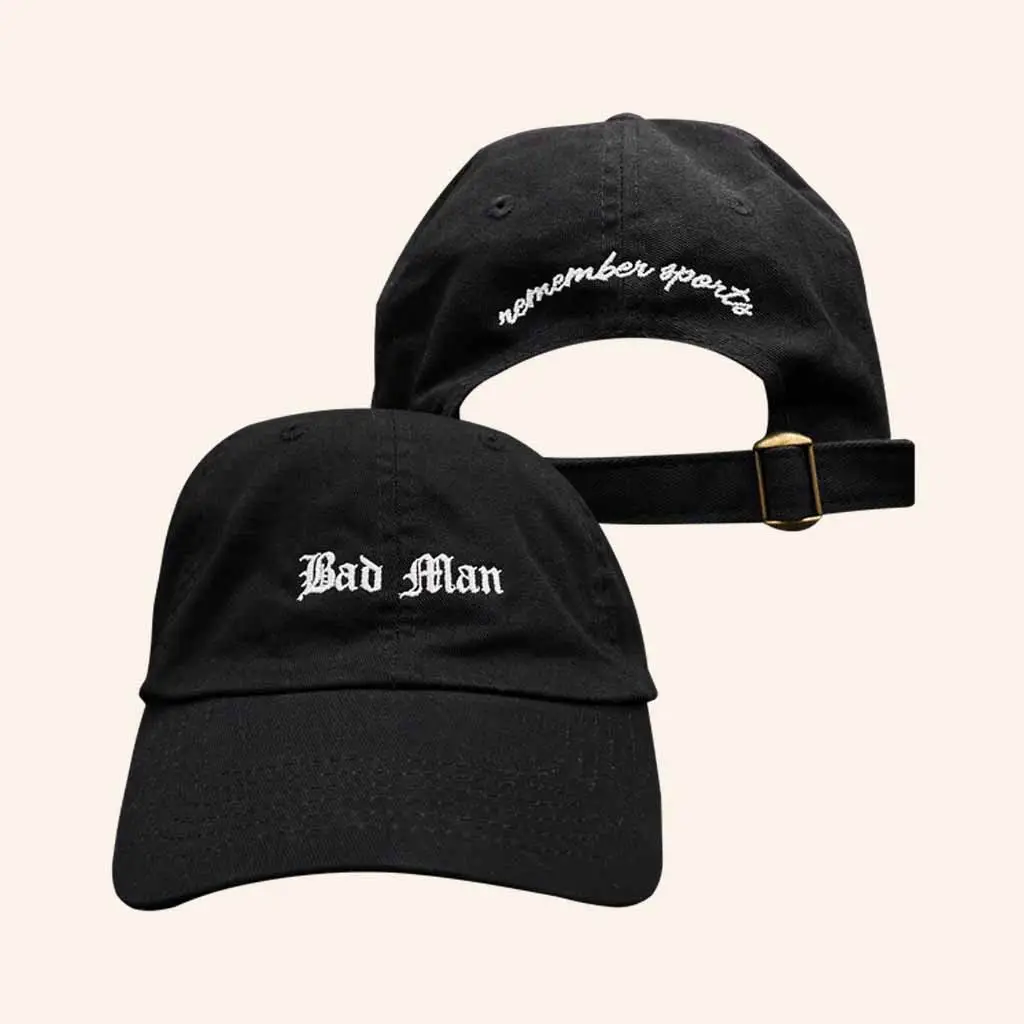 Remember Sports Merch Bad Man Embroidered Hat Good Christmas Gifts For Men -WearandDecor