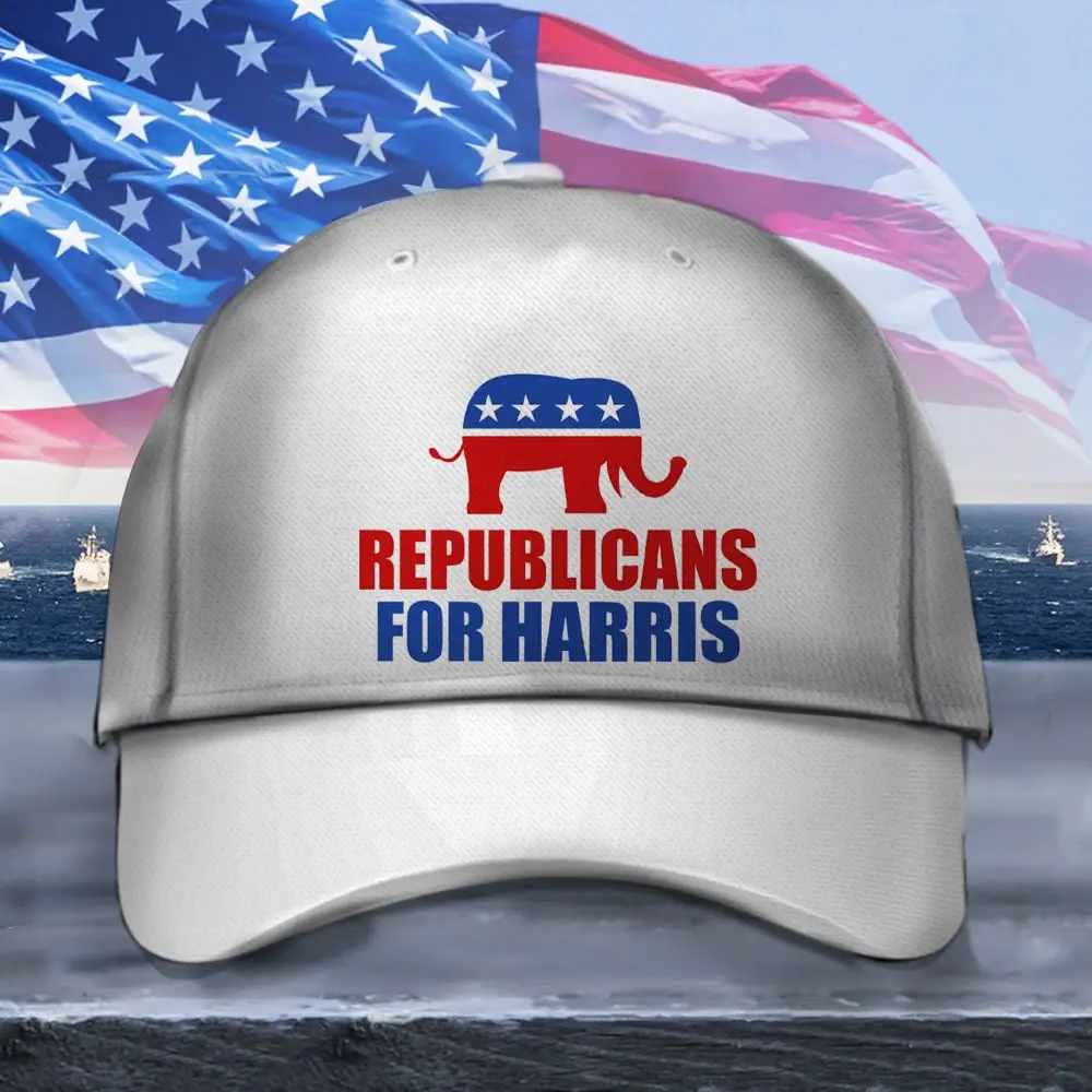 Republicans For Harris 2024 Hat Vote Harris Walz President Election Hat Patriotic Gifts