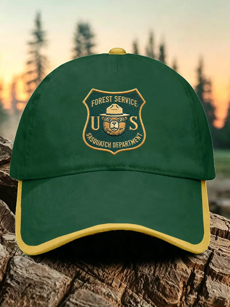 Resist Bear Baseball Hat US Bigfoot Badge Ball Cap Best Gift For Nature Lover