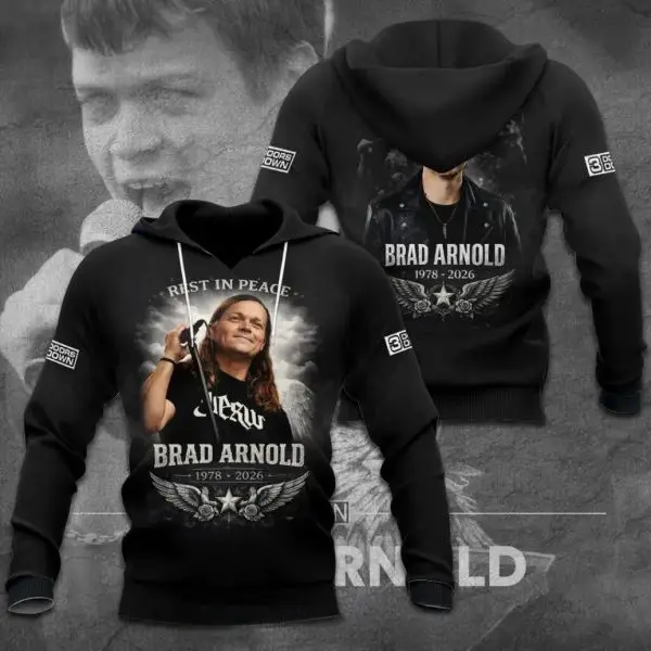 Rest In Peace Brad Arnold 1978-2026 Hoodie Festival Music Clothes Gift For Music Fans