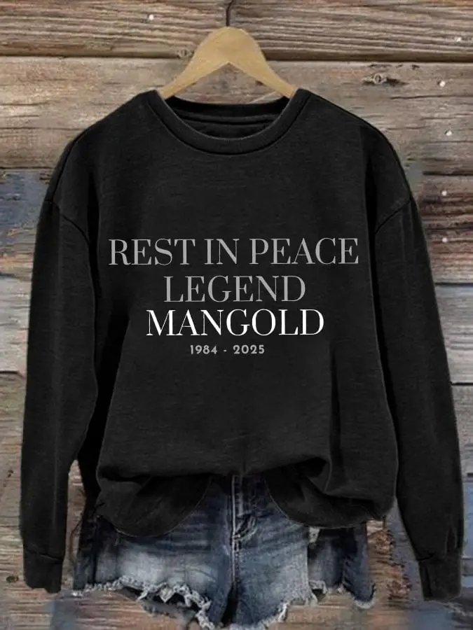 Rest In Peace Legend Mangold Sweatshirt 1984 2025 NY Jets Tribute To Nick Mangold Apparel