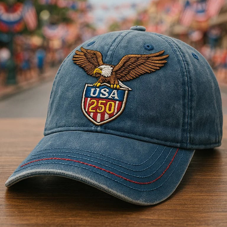 Retro 250th Anniversary 1776 2026 Eagle Hat Best 4th Of July Baseball Cap Retro 250th Anniversary 1776 2026 Eagle Hat Best 4th Of July Baseball Cap - Image 1