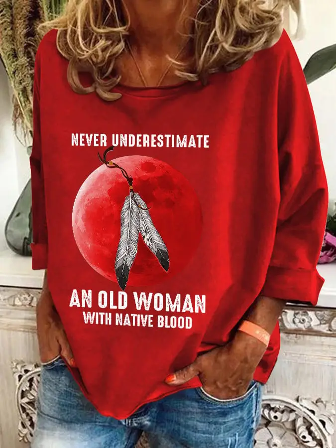 Retro Native American Heritage Month MMIW Awareness Sweatshirt MMIW Awareness Apparel