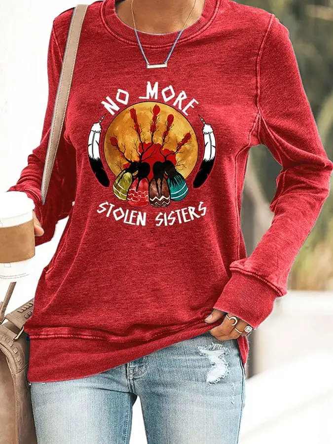 Retro Native American Heritage Month Sweatshirt Awareness Apparel Gift For Mother Retro Native American Heritage Month Sweatshirt Awareness Apparel Gift For Mother - Image 1
